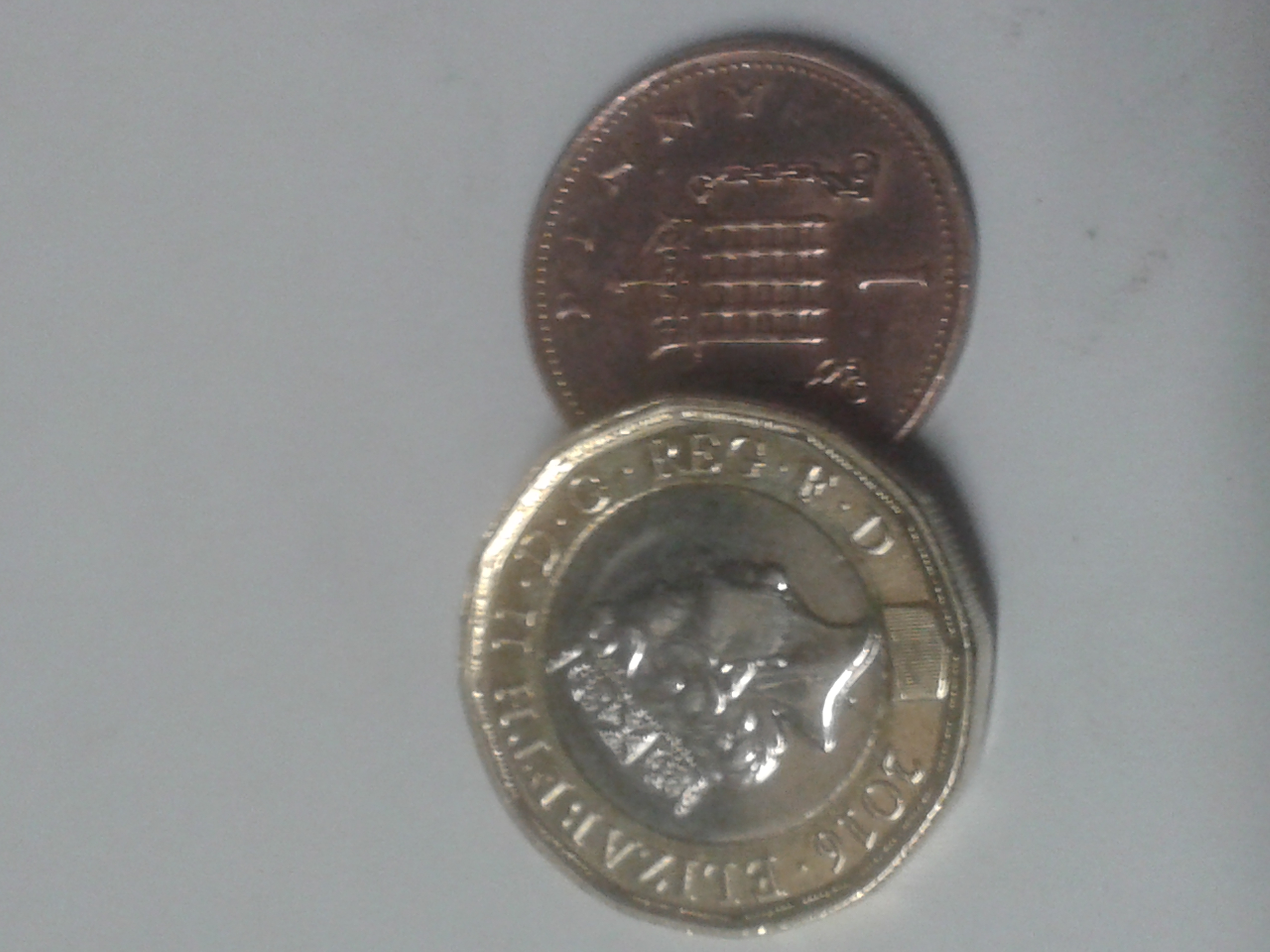 New Style £1/1p Coin Unique